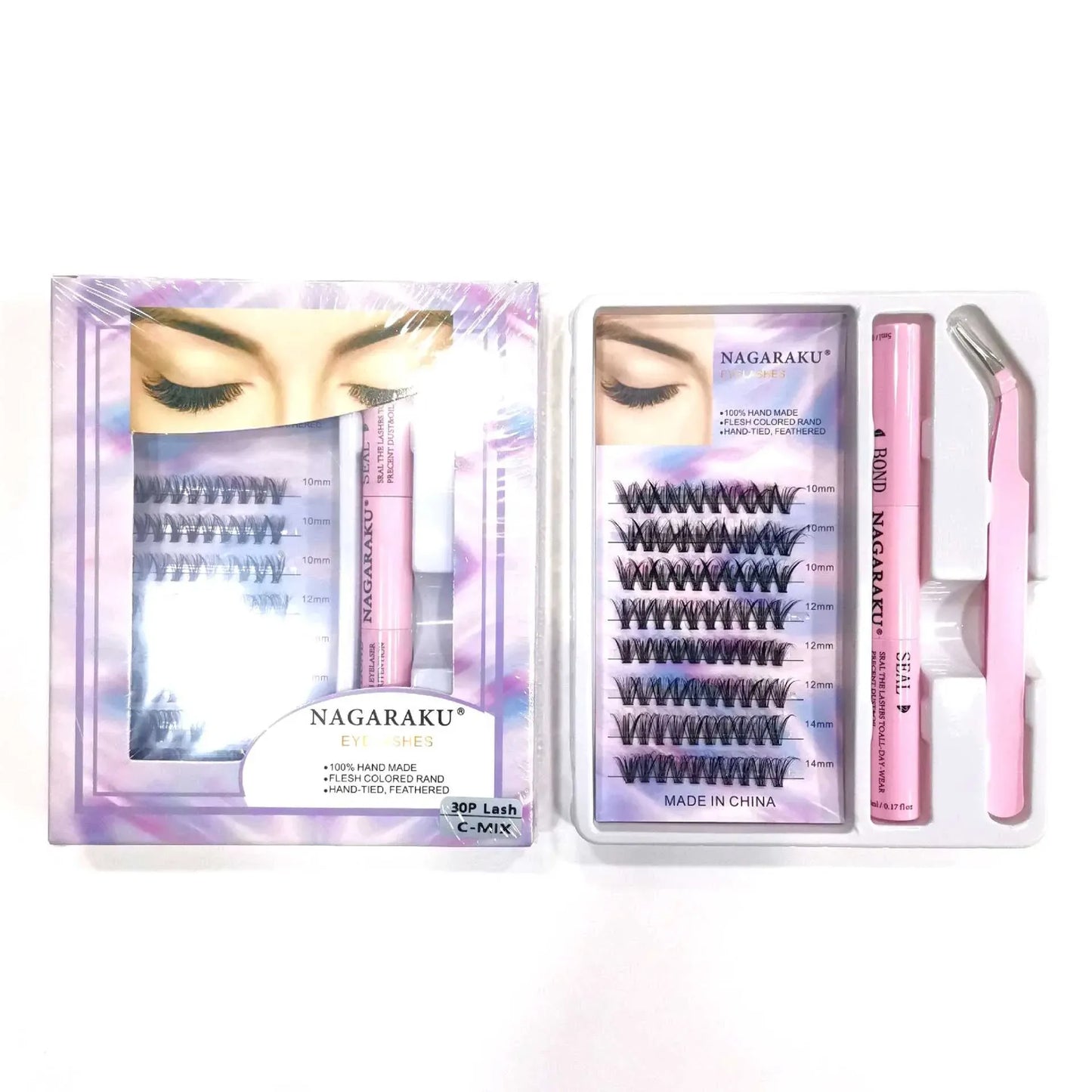 kit de extensiones de pestañas Nagaraku  #CodO