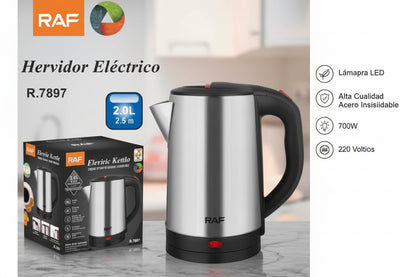 Hervidor eléctrico de acero inoxidable RAF de 2.5 litros #CodML