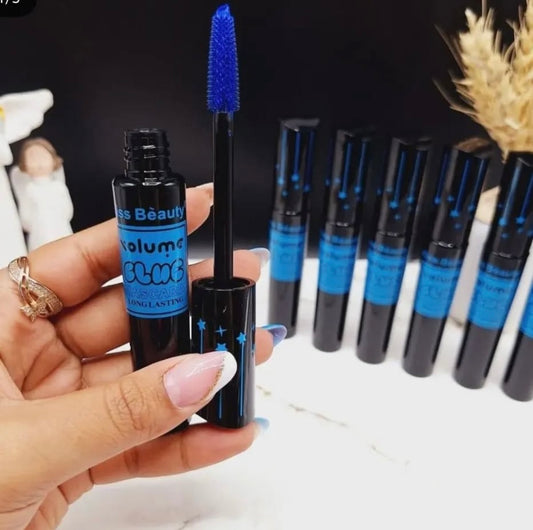 Máscara de pestañas azul Kiss Beauty #codU