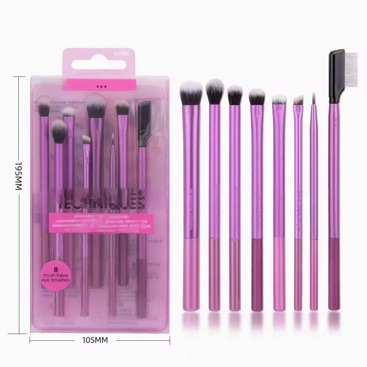 Set de brochas para ojos Beauty #codU