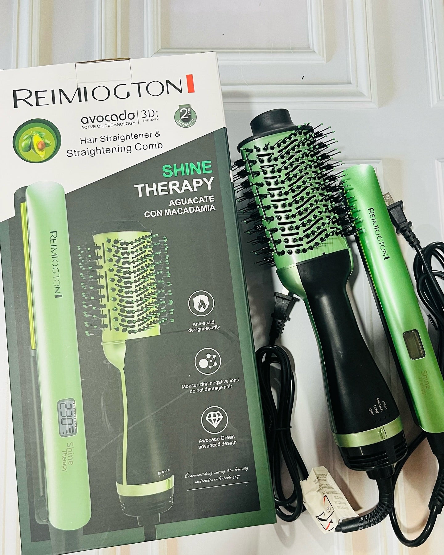 Kit de cepillo secador + plancha de cerámica #CodL