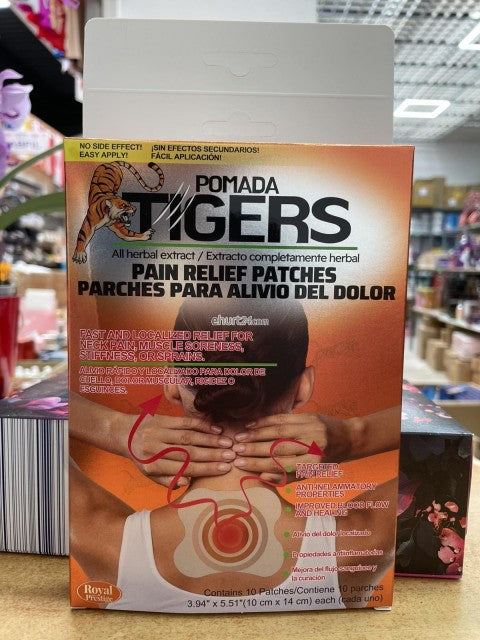 Parche para el dolor de cervical 10pzas #codL