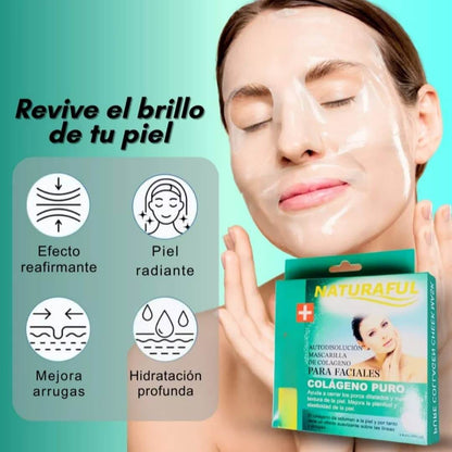 Mascarillas de colágeno hidrolizado 6 pzas#codL