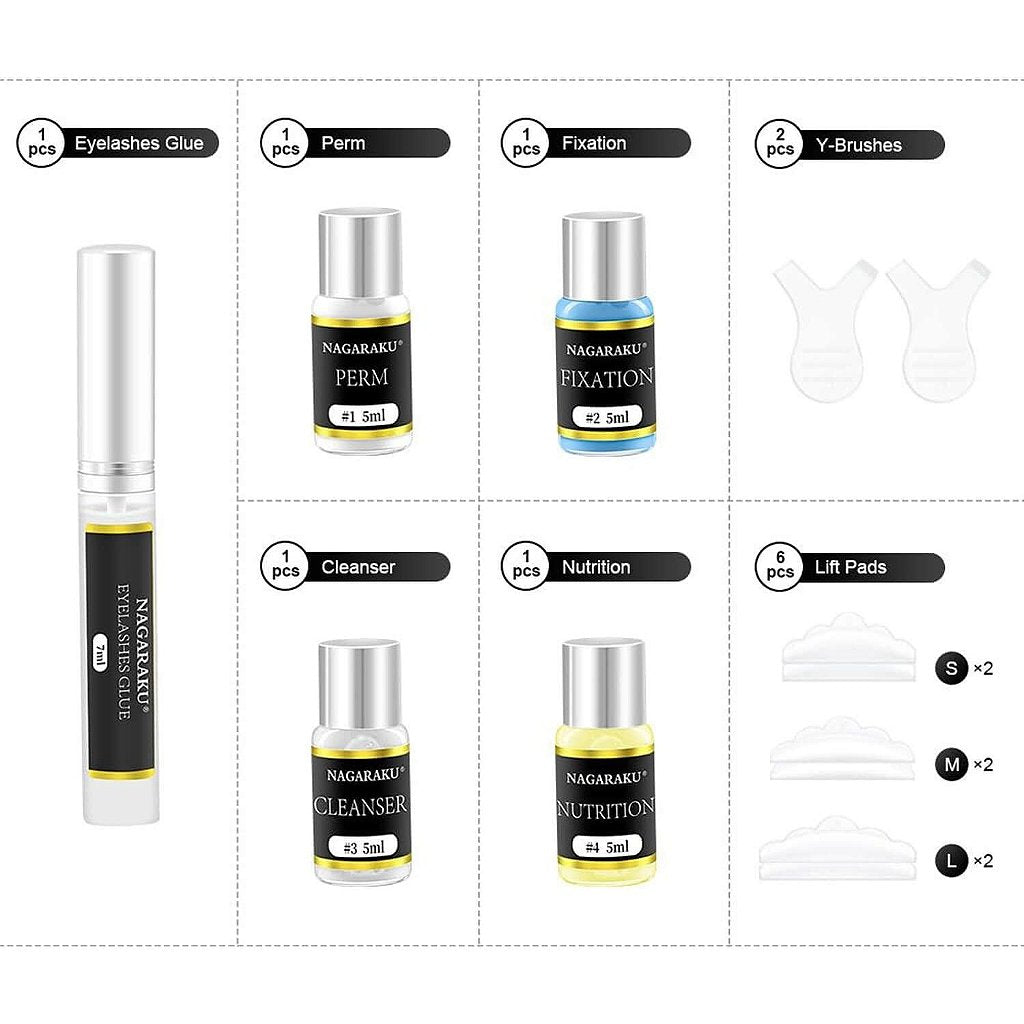 Kit para lifting de pestañas Nagaraku #CodK