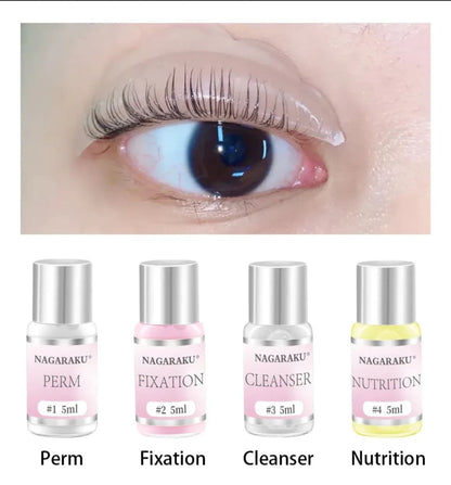 Kit de lifting de pestañas Nagaraku rosa #CodK
