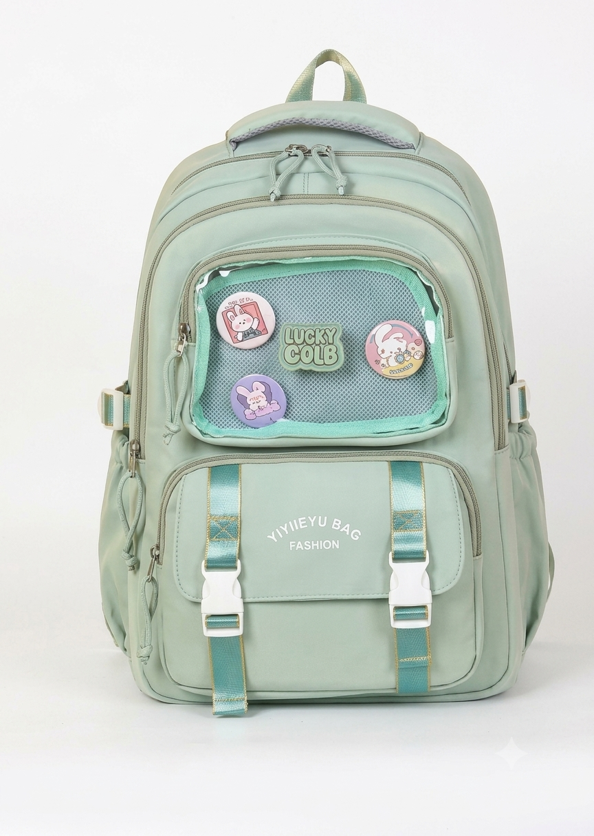 Bolso con pines lucky #CodT