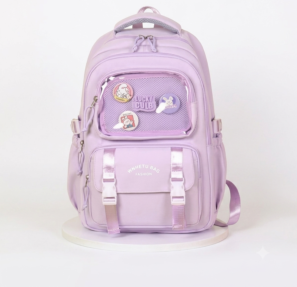 Bolso con pines lucky #CodT
