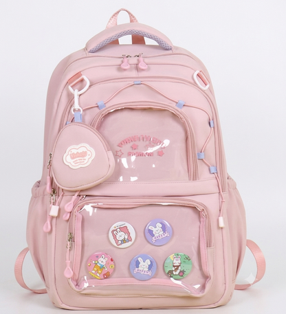 Bolso con bolsillos transparentes #CodT