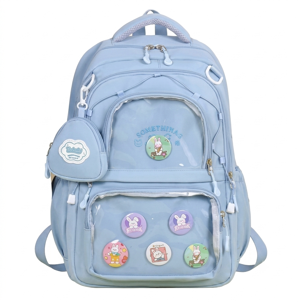 Bolso con bolsillos transparentes #CodT
