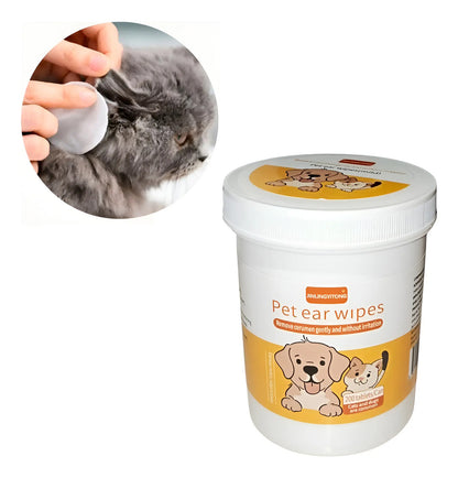 Toallitas para limpiar ojos y orejas de mascotas. #CodU