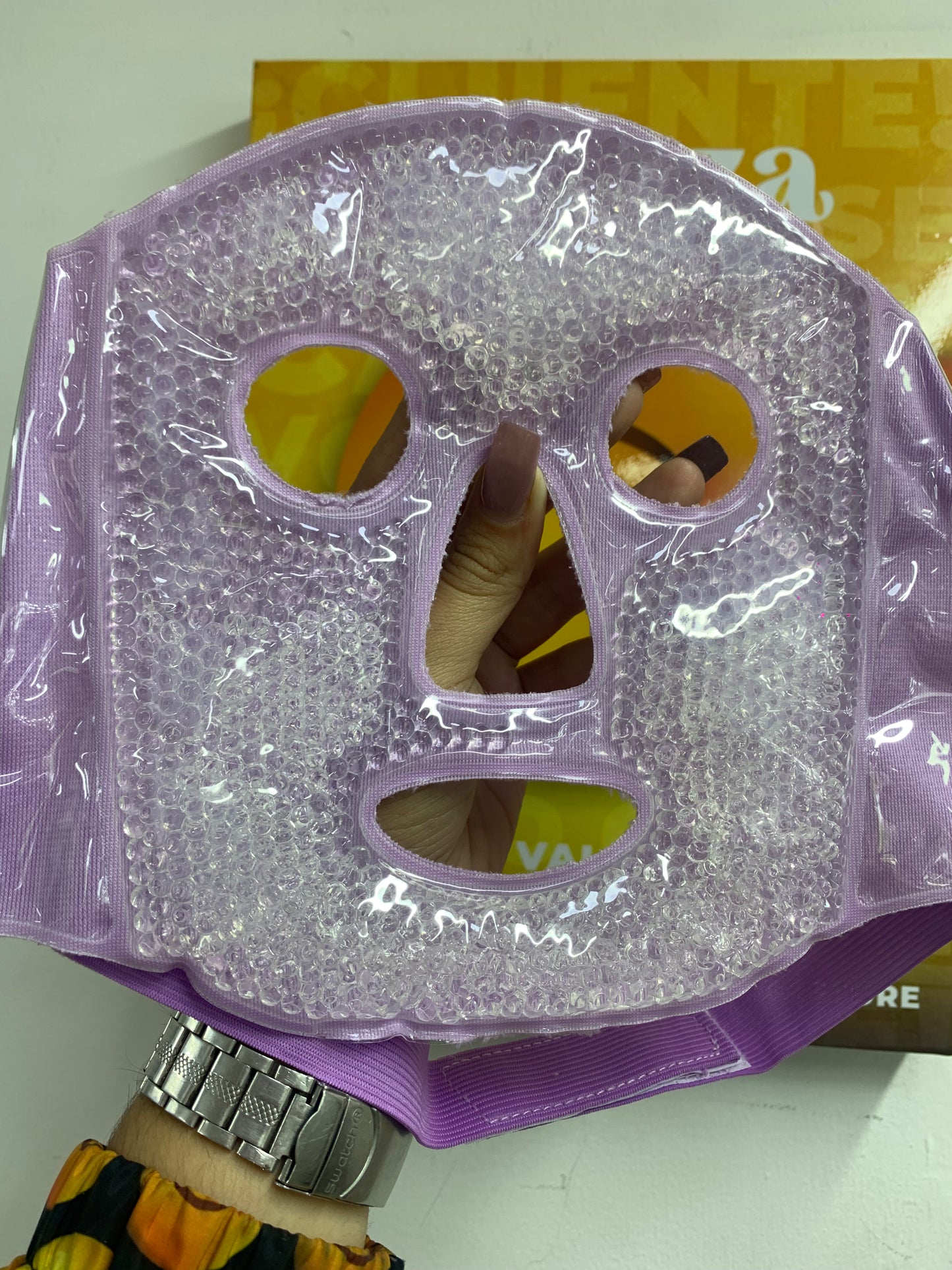 Máscara facial de gel