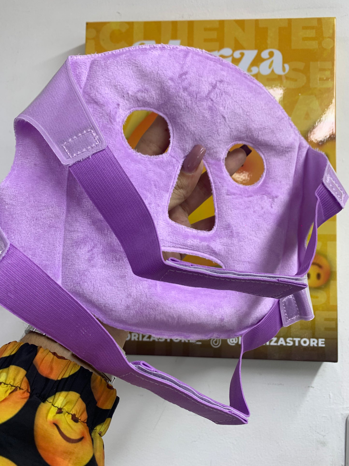 Máscara facial de gel