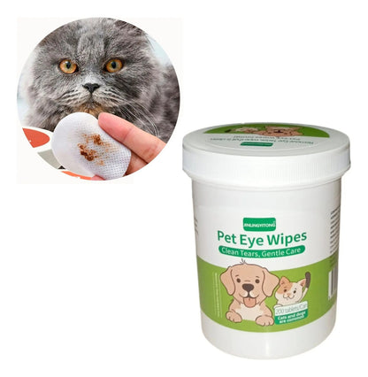 Toallitas para limpiar ojos y orejas de mascotas. #CodU