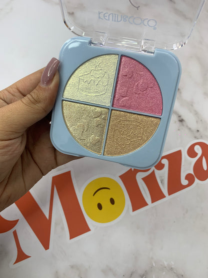 Paleta de iluminador y broncee Kevin & coco #CodO