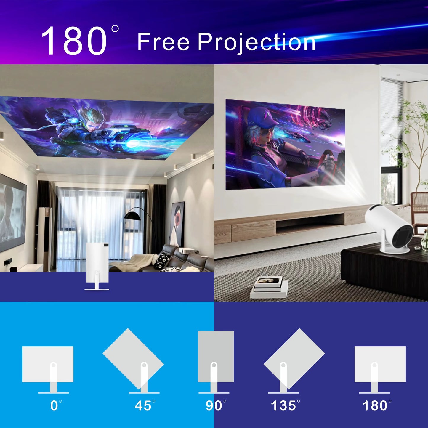 Proyector portátil de consolas para videojuegos 3D #CodFM