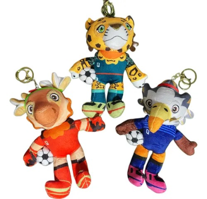 Llavero Mascotas del mundial