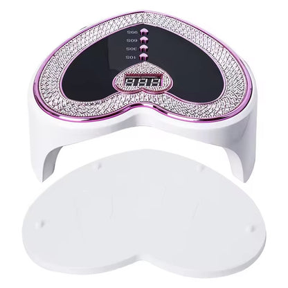 Lampara de uñas LED SUN D19 de corazón de 288w #CodP