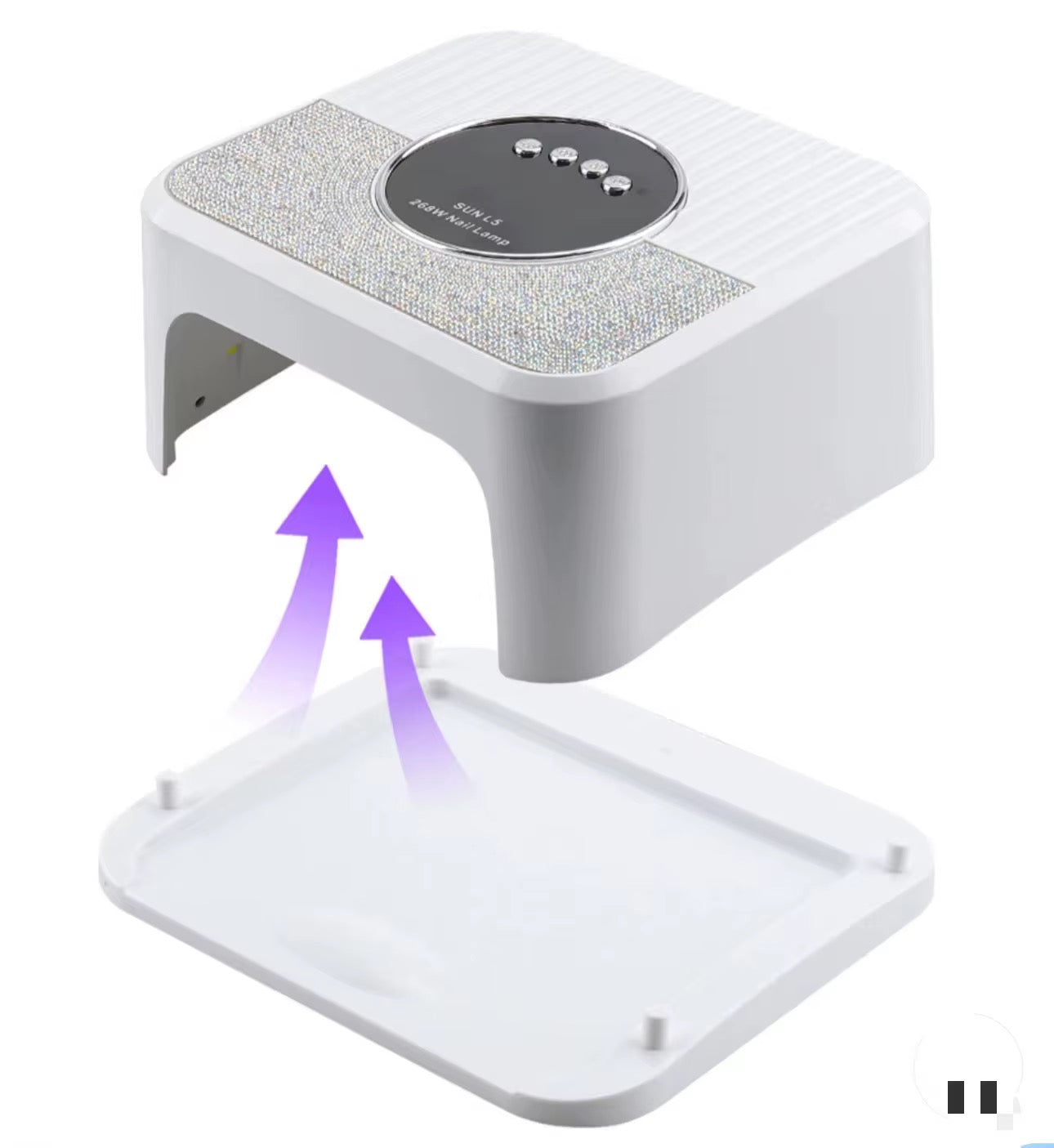 Lampara de uñas LED SUN L5 de 268w #CodP