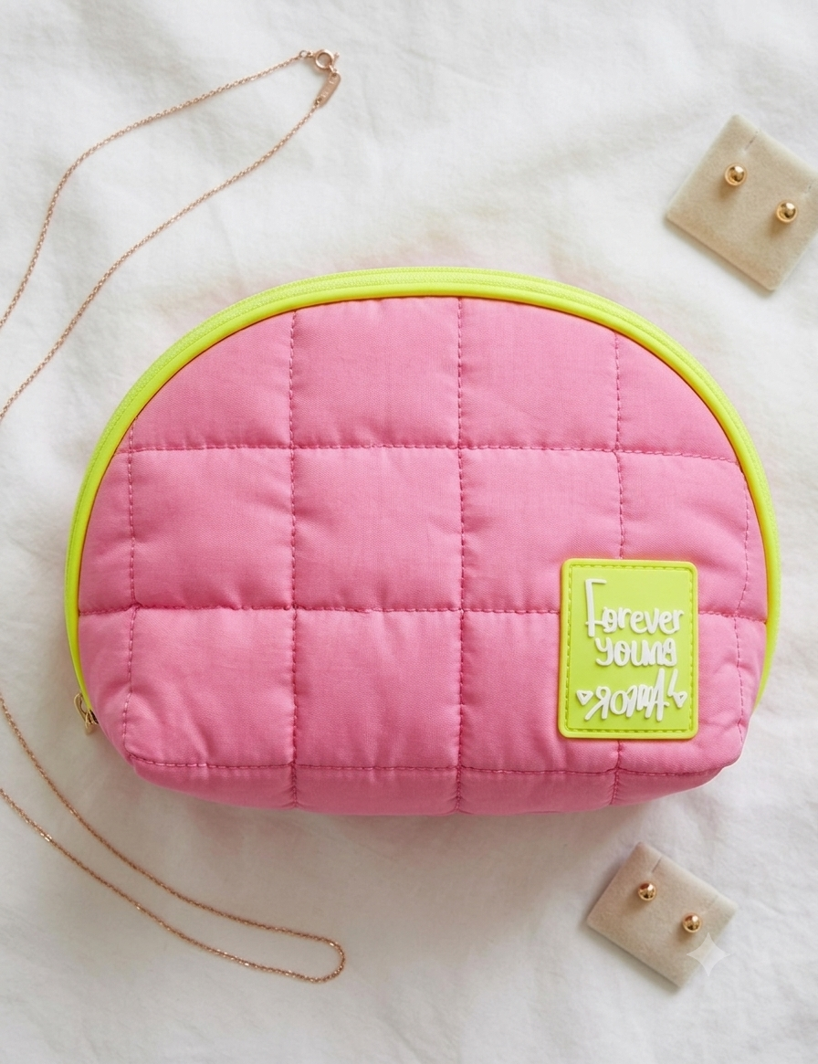 Porta cosméticos puffer Forever #CodU