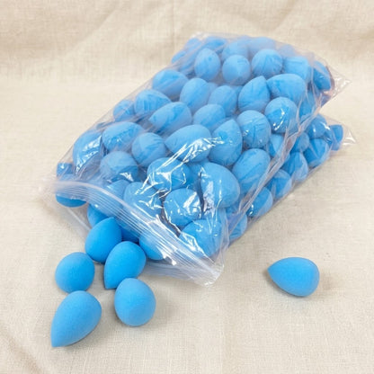 Paquete de 100 esponjas de maquillaje azul #CodP