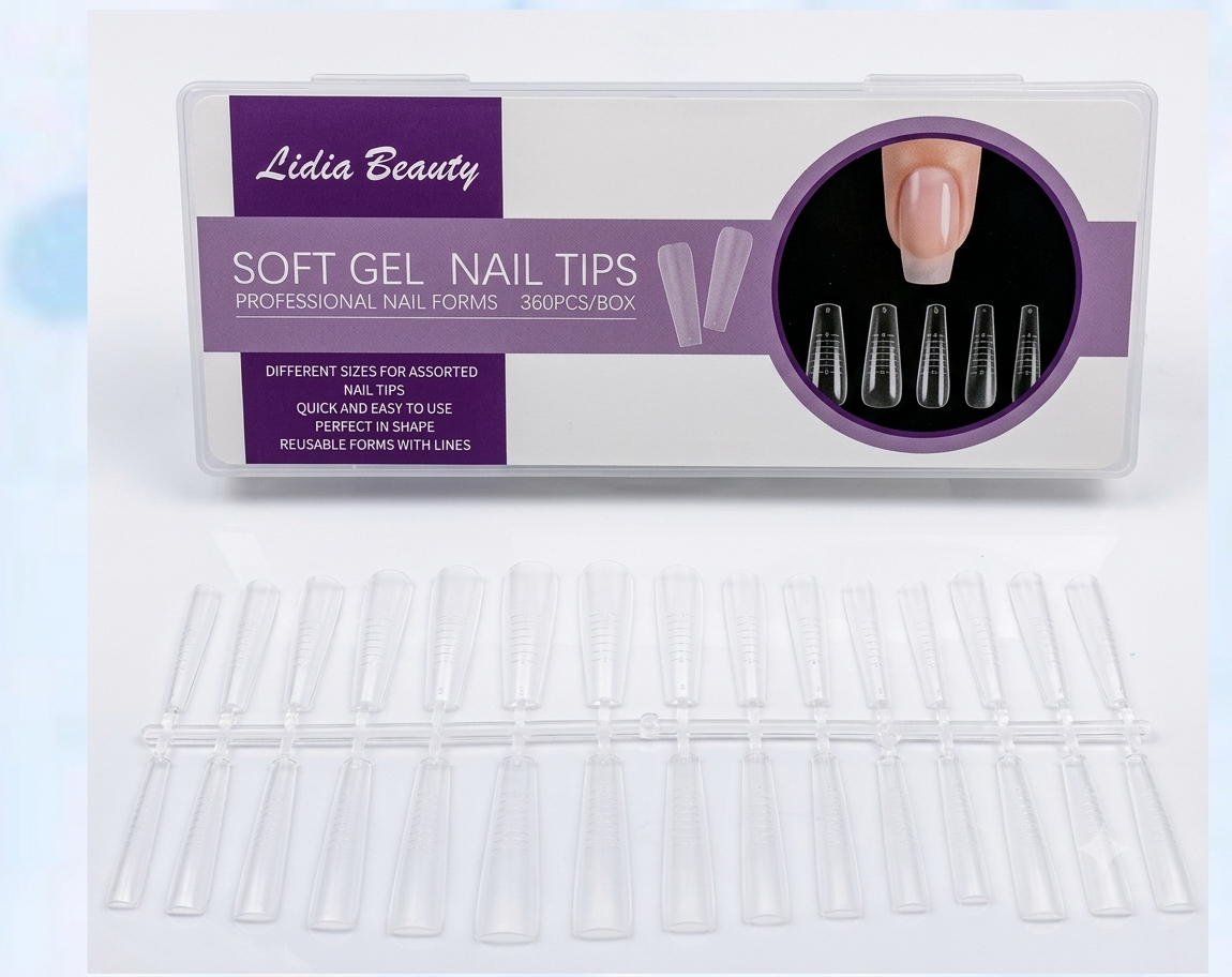 Uñas soft gel tips 300pzas #CodL