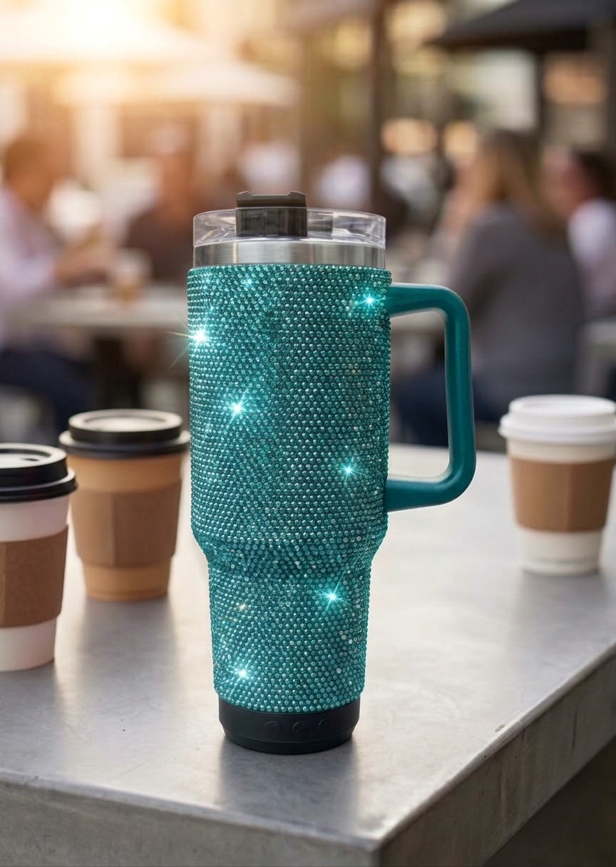 Vaso térmico de acero inoxidable con corneta #codP