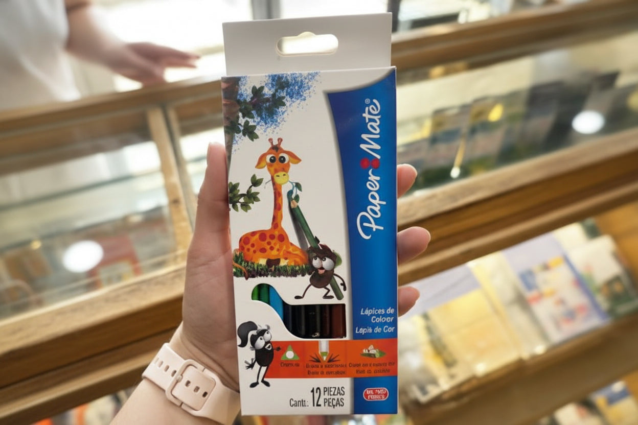 Caja de 12 lápices de colores Paper Mate #CodAV