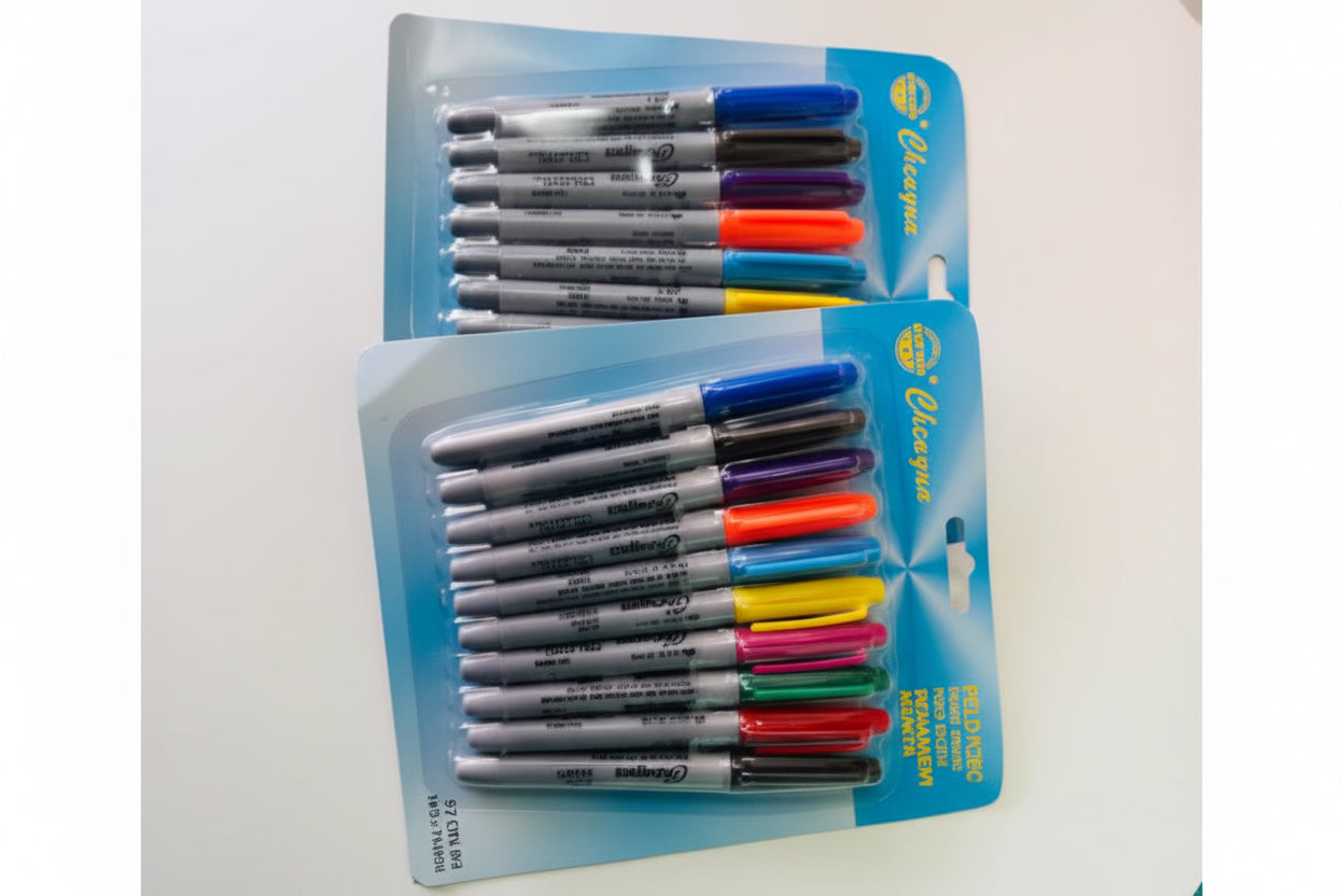 Set de 10 marcadores permanentes #CodAV