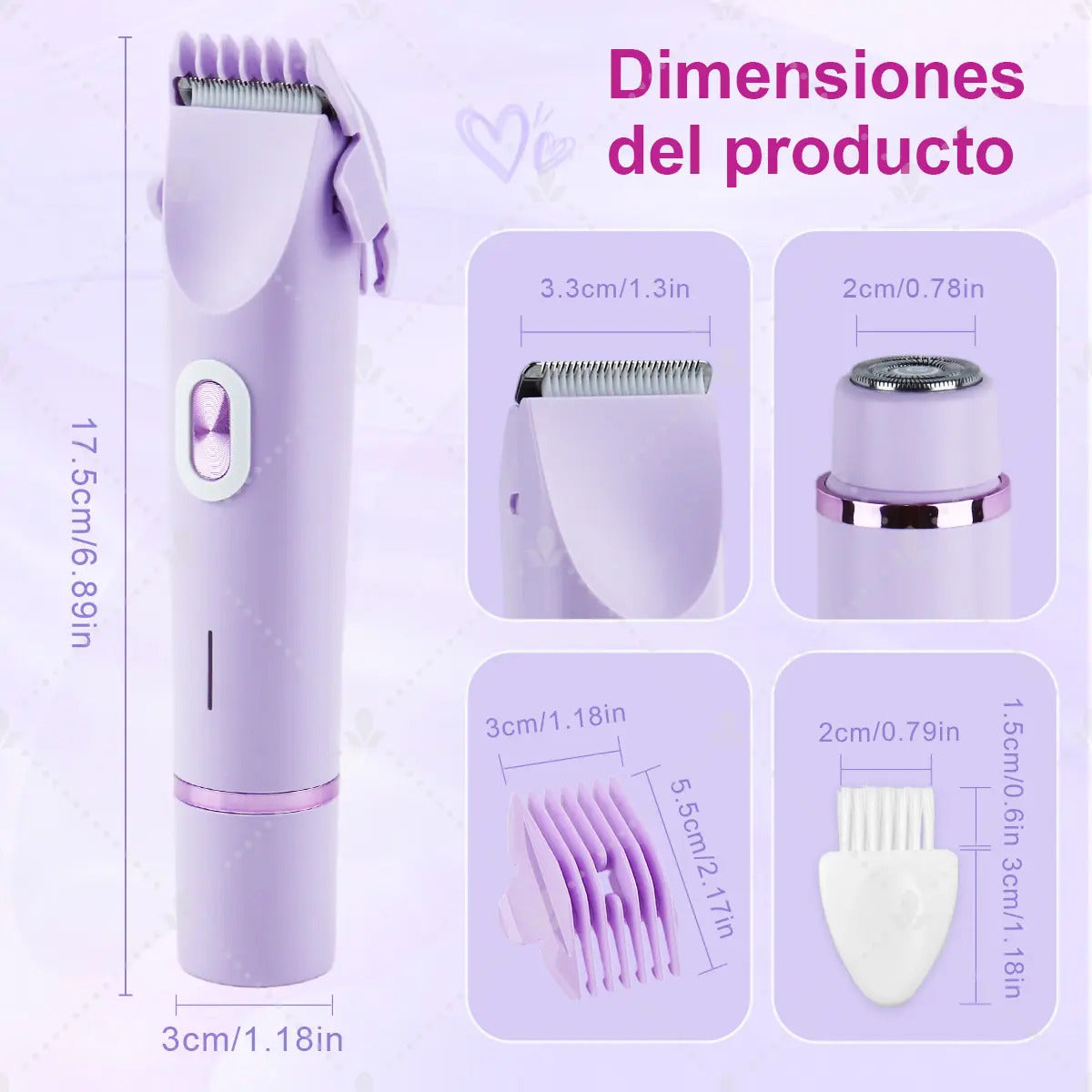 Depiladora íntima y corporal #CodTN