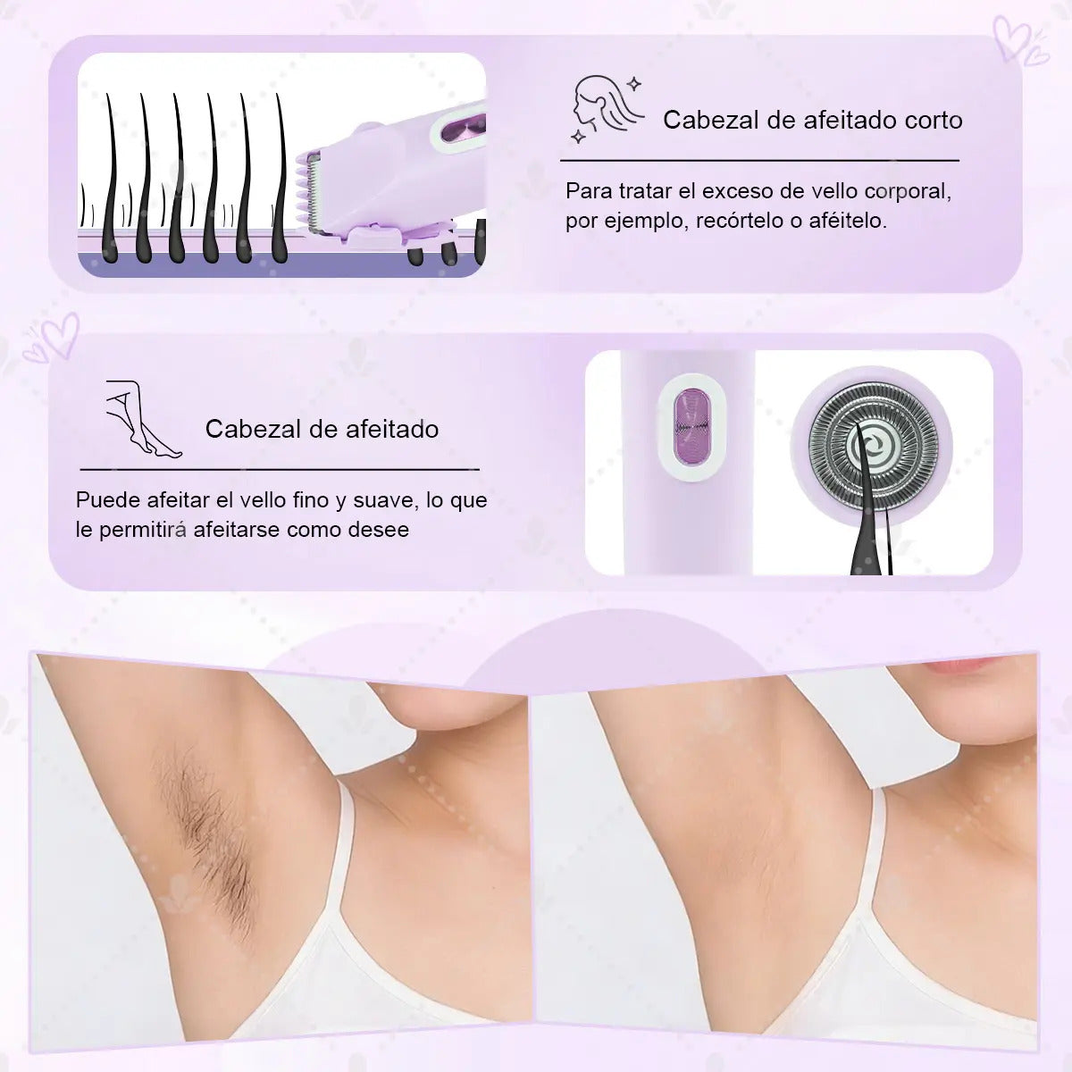 Depiladora íntima y corporal #CodTN