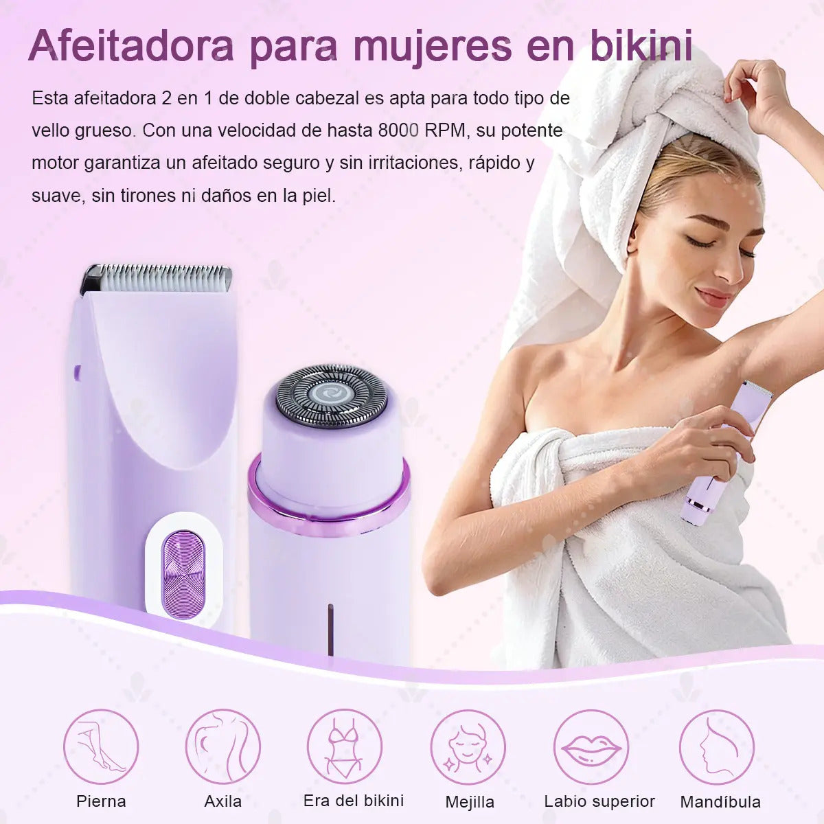 Depiladora íntima y corporal #CodTN