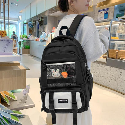 Morral escolar con accesorios #CodT