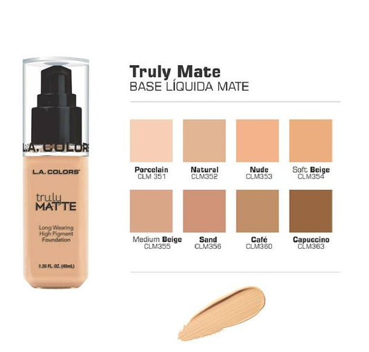 Base LA COLOR truly matte #codOf