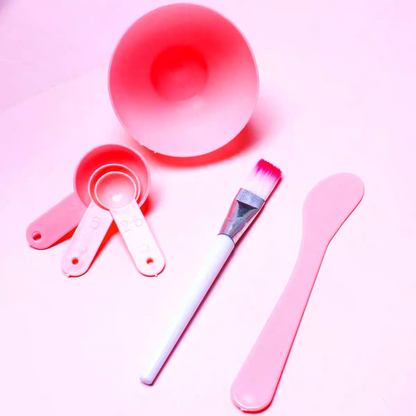 Set de bowl con utensilios para el skincare