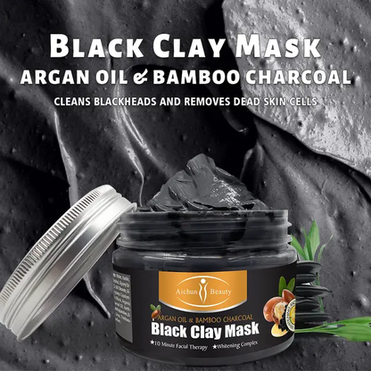 Mascarilla de arcilla con aceite de argán y carbón activado #CodL