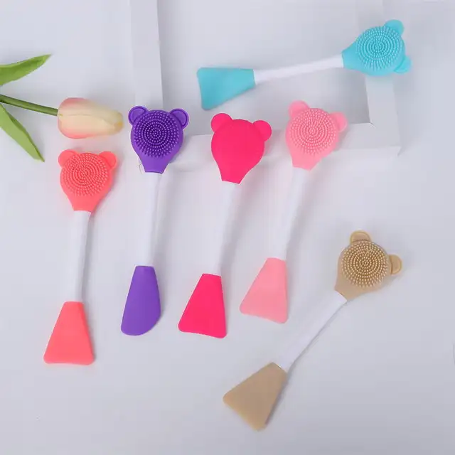 Cepillo 2en1 para exfoliar y aplicar mascarilla