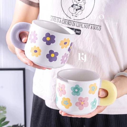 Tazas de cerámica flor #CodM