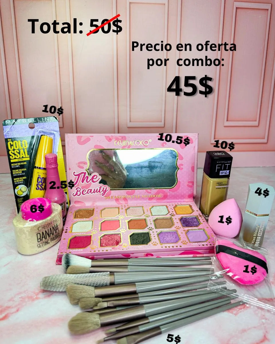 Combos de maquillaje