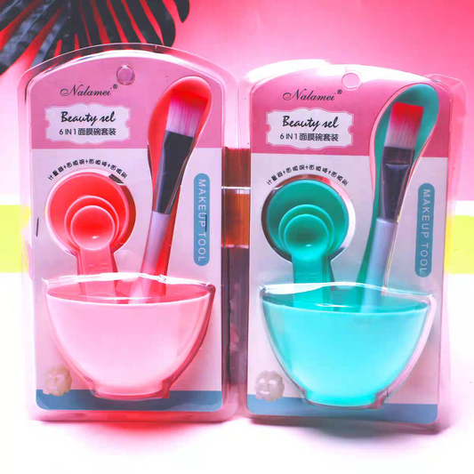 Set de bowl con utensilios para el skincare