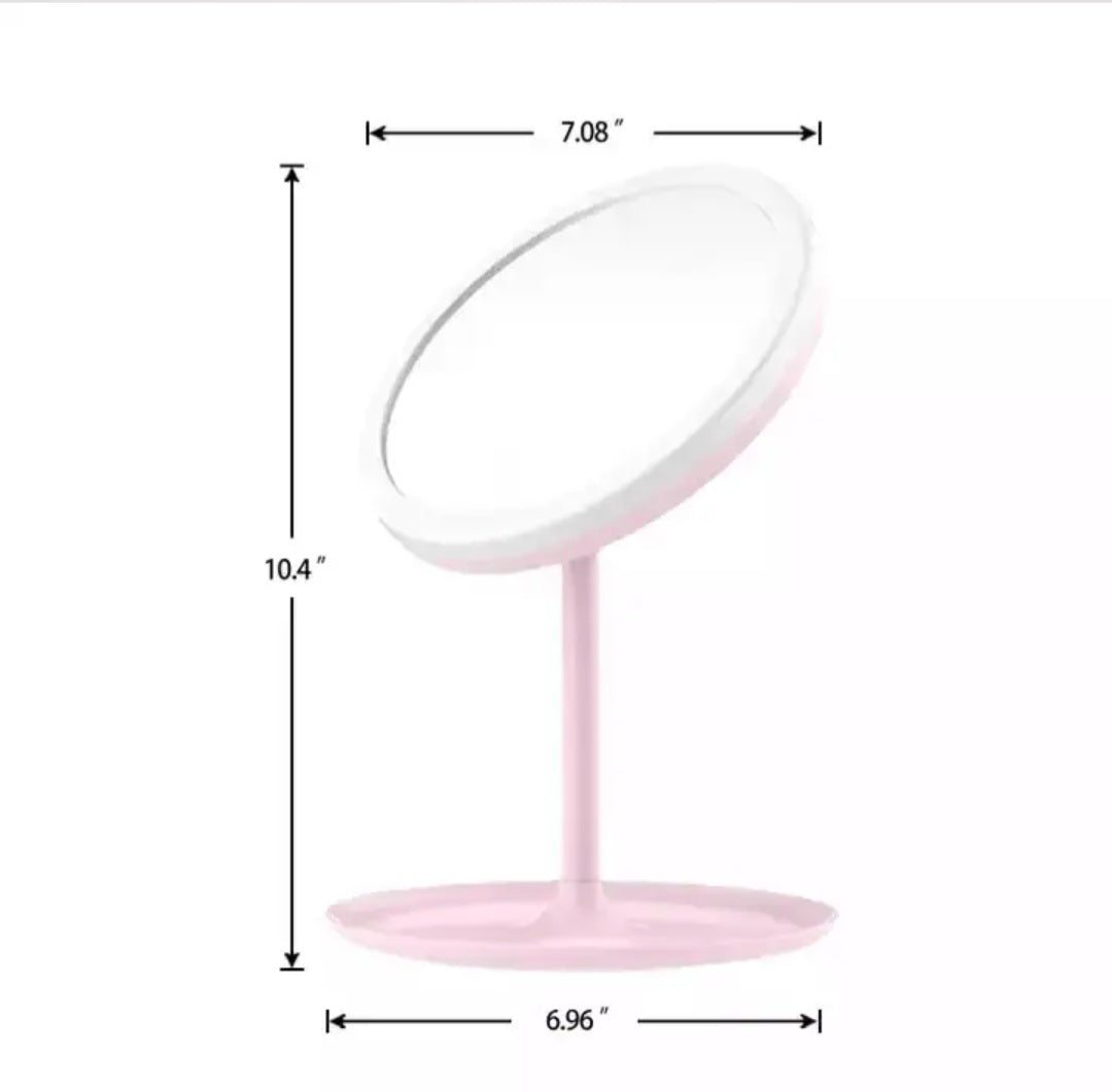 Espejo led con base #CodT