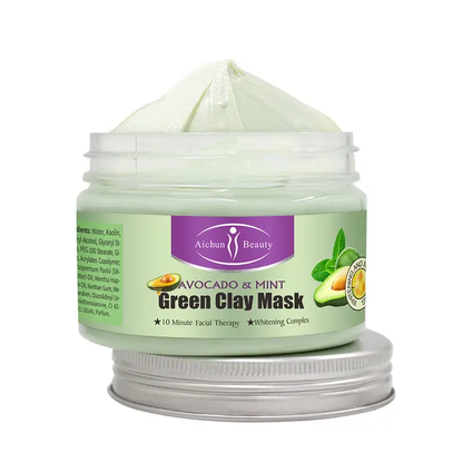 Mascarilla de arcilla de aguacate y menta #CodL