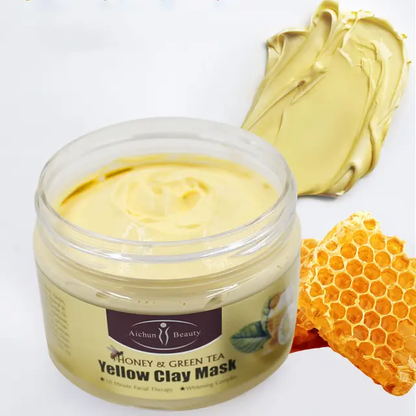 Mascarilla de arcilla miel y té verde #CodL