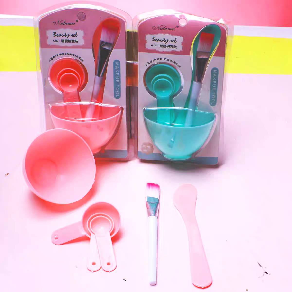 Set de bowl con utensilios para el skincare