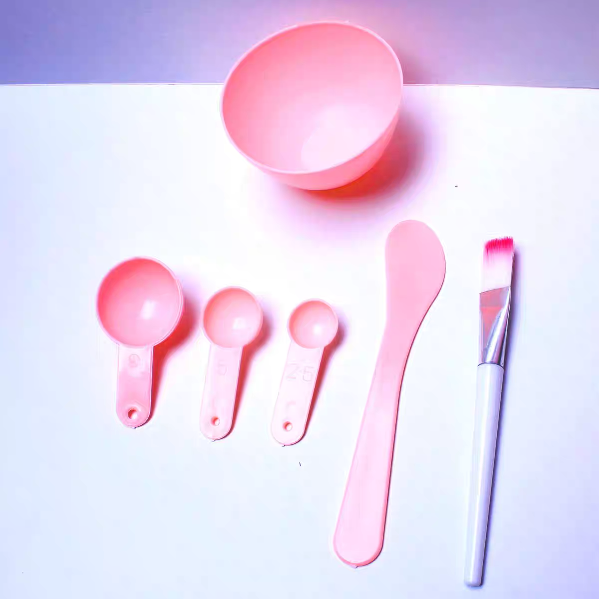 Set de bowl con utensilios para el skincare