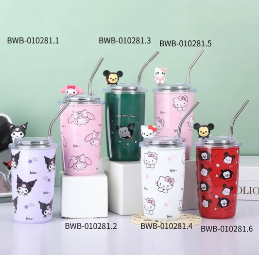 Vaso con tapa sanrio #CodP