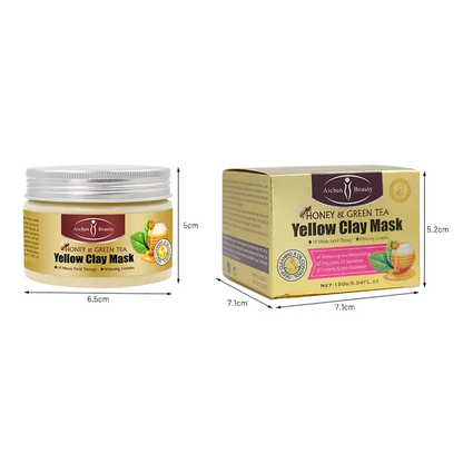 Mascarilla de arcilla miel y té verde #CodL